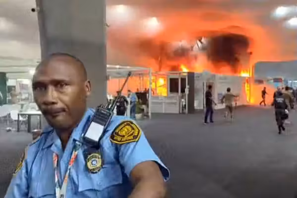 Fire breaks out at UN climate alarmist conference reportedly plagued by flood, toilet, 'inadequate air-conditioning' problems