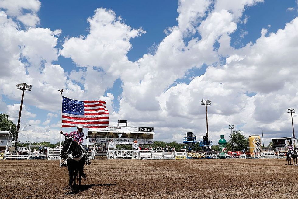 Fireworks, rodeos, and cowboy church: A town's July 4th stands for God and country