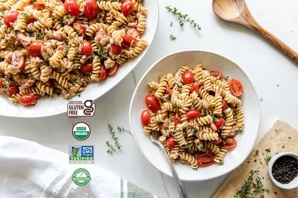Five glyphosate-free flours