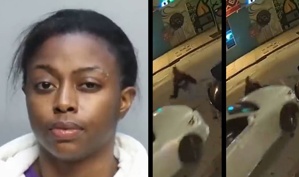 Florida rapper riddles her manager with bullets following beating‚ gets run over in newly released security footage