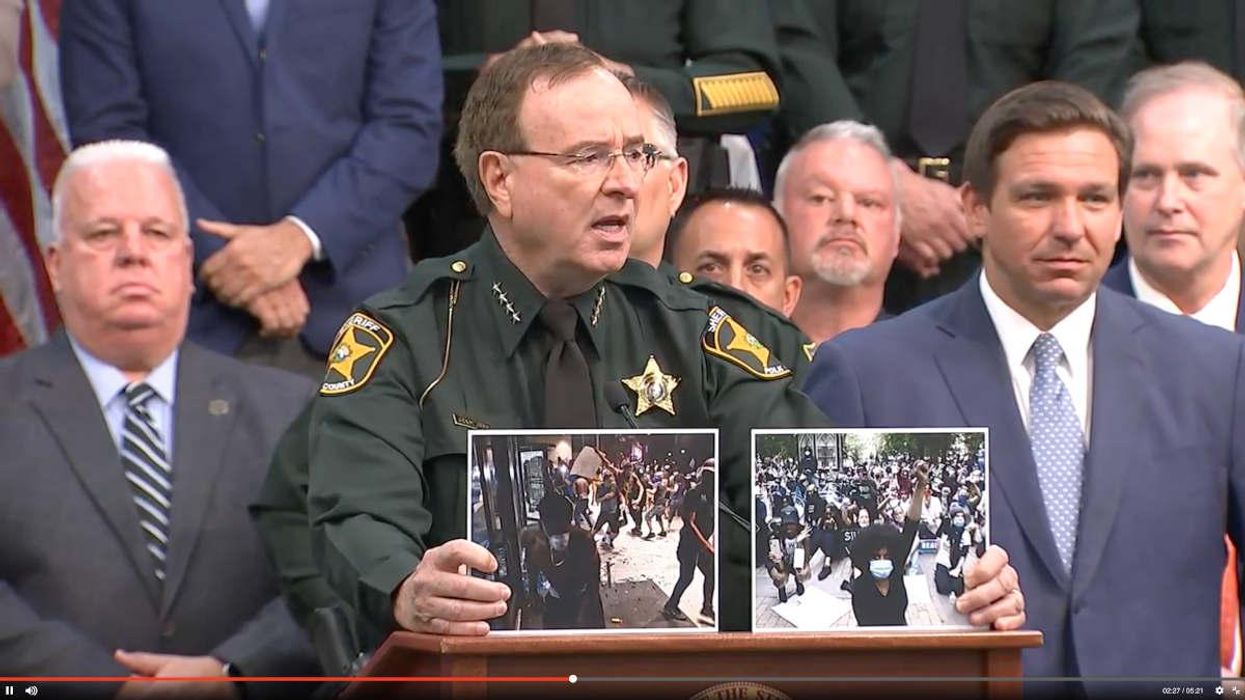 Florida sheriff tells new residents don't 'vote the stupid way you did up north' as DeSantis signs anti-rioting law