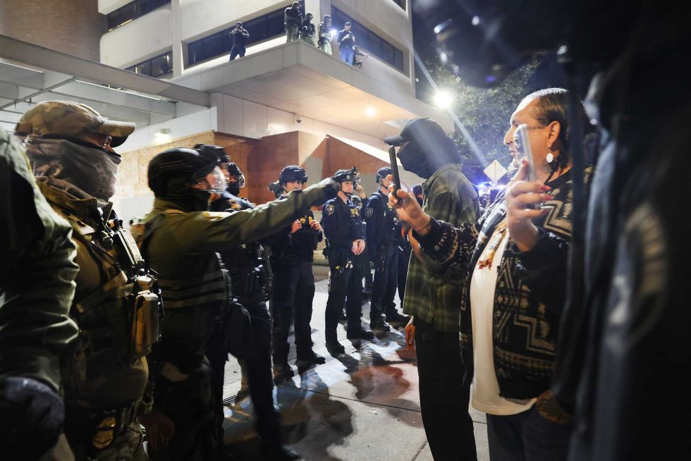 Flyer posted on Antifa-affiliated website appears to call for laser attacks on police helicopters in Portland