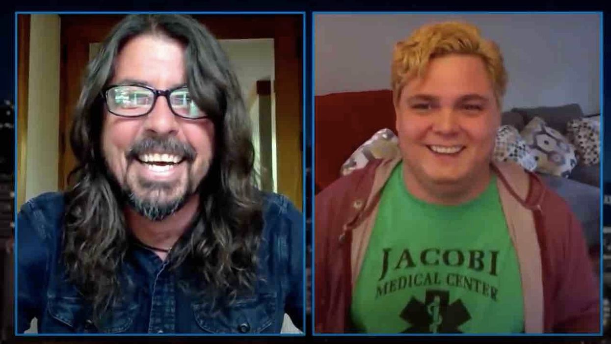 Foo Fighters' Dave Grohl surprises ER nurse from coronavirus front lines with stirring performance over video