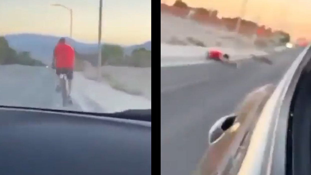 Footage shows a Las Vegas teen in a stolen car laughing manically while fatally running over a retired police chief. Prosecutors intend to try suspect as an adult.