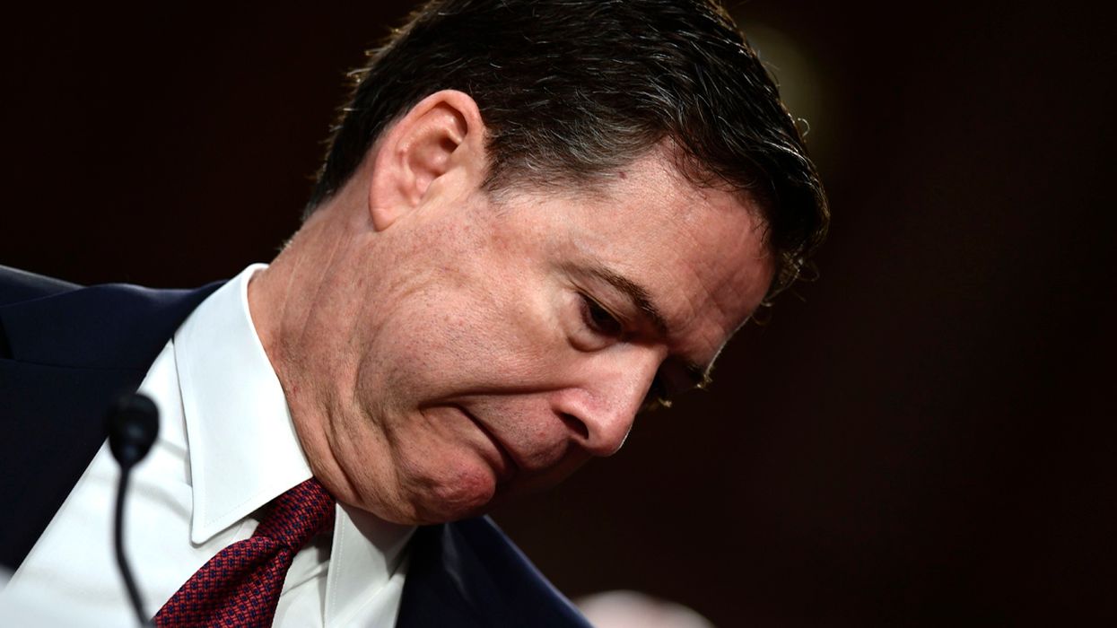 Former FBI director James Comey speaks during a hearing before the Senate Select Committee on Intelligence on Capitol Hill June 8, 2017 in Washington, DC.