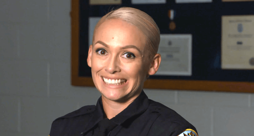 Former police officer allegedly filmed herself having sex at middle school while students were inside building