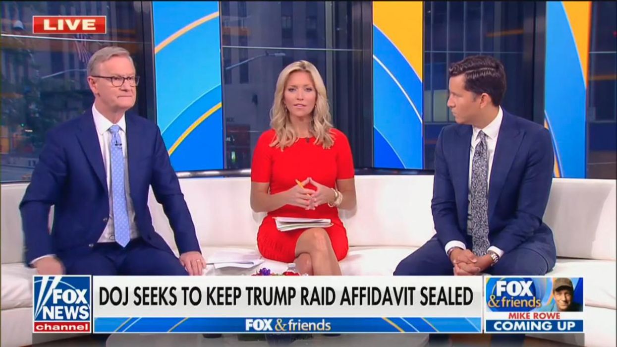 Fox News host Steve Doocy rebukes Tim Scott, explains why DOJ wants FBI affidavit for Trump raid hidden from public