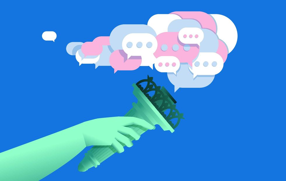 Free speech is a core American value