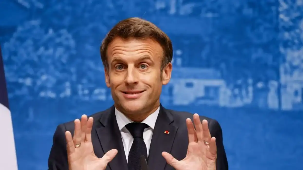 French President Macron defends painting depicting child rape