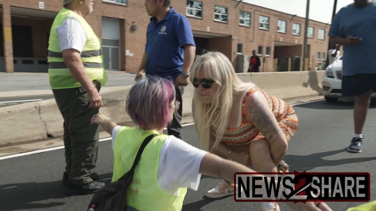 Furious commuters clash with climate activists obstructing traffic on Washington, DC, highway: Video