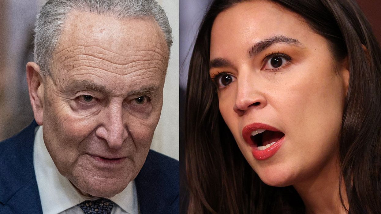 Furious Dems call for Ocasio-Cortez to challenge Schumer after he caves to Republicans on funding bill