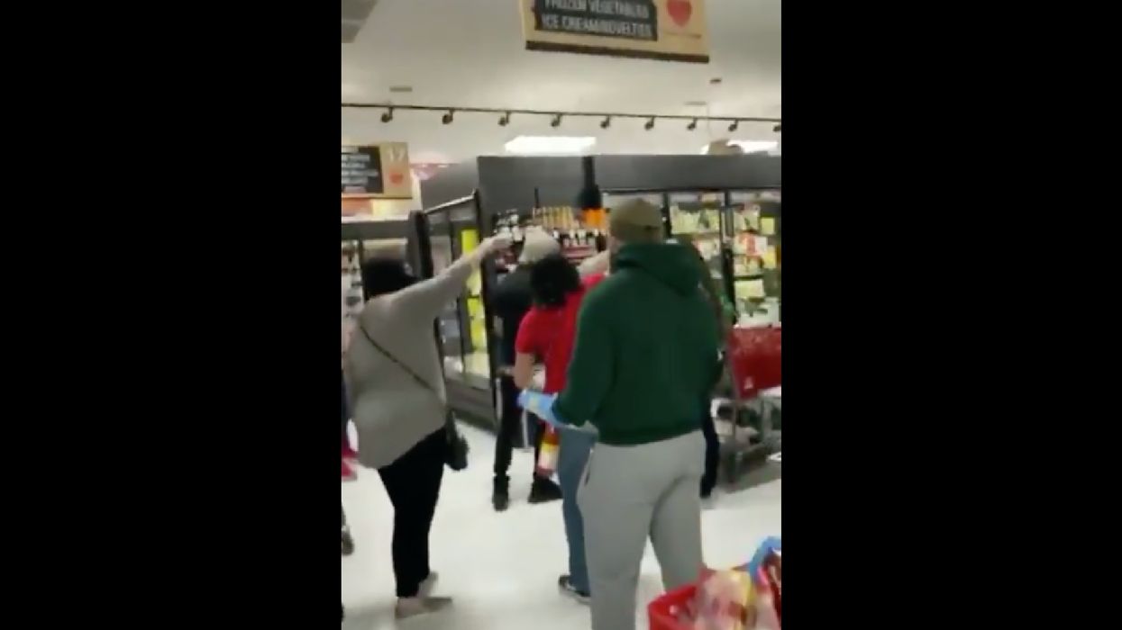 Furious mob descends on woman who didn't wear a mask in a grocery store: ‘Get the f*** out of here!’