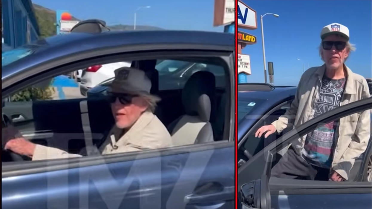 Gary Busey chased and confronted by woman who says he rear-ended her in hit-and-run car crash