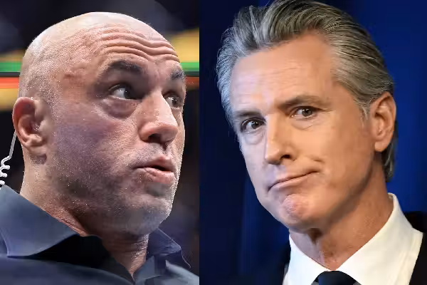 Gavin Newsom lashes out at Joe Rogan for accusing him of ruining California: ‘He did horrible s**t!’