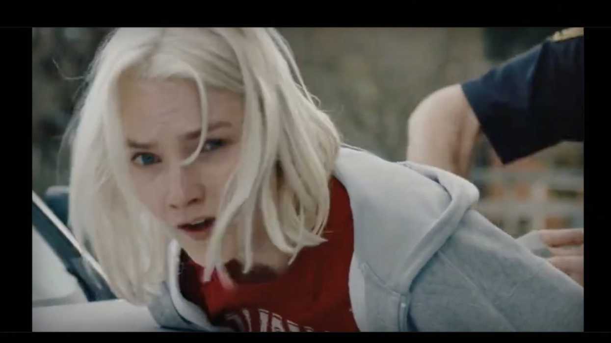 Gavin Newsom pushes pro-abortion ad showing cop who pulls over female, makes her take pregnancy test, handcuffs her on hood