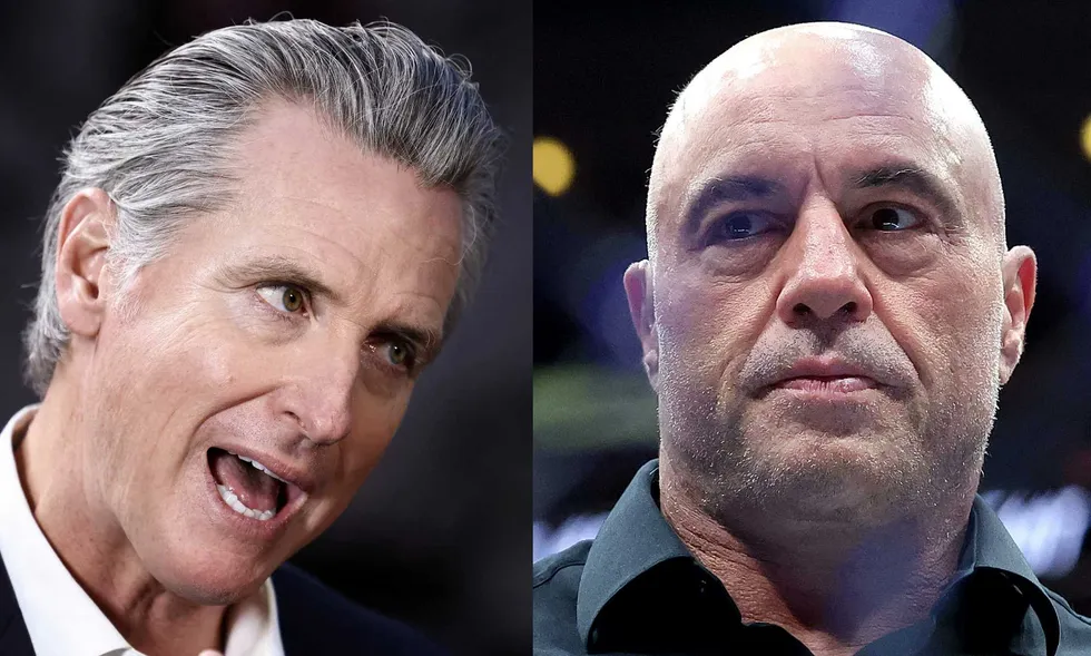 Gavin Newsom RAGES in expletive-ridden rant against Joe Rogan: 'Well done, tough guy!'