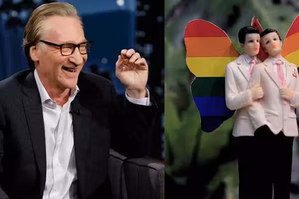 Gay Atlantic writer whines to Bill Maher that LGBT extremism is blowing up support for homosexual 'marriage'