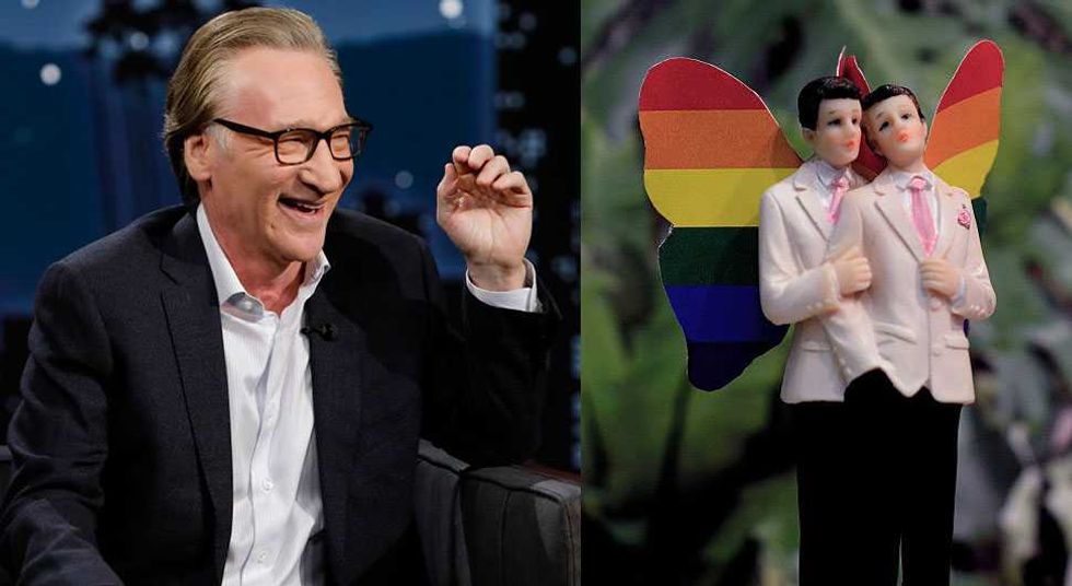 Gay Atlantic writer whines to Bill Maher that LGBT extremism is blowing up support for homosexual 'marriage'