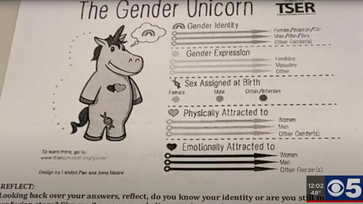 'Gender Unicorn' worksheet asks students to disclose personal information about sexual attraction, gender identity, sparks outrage from school community