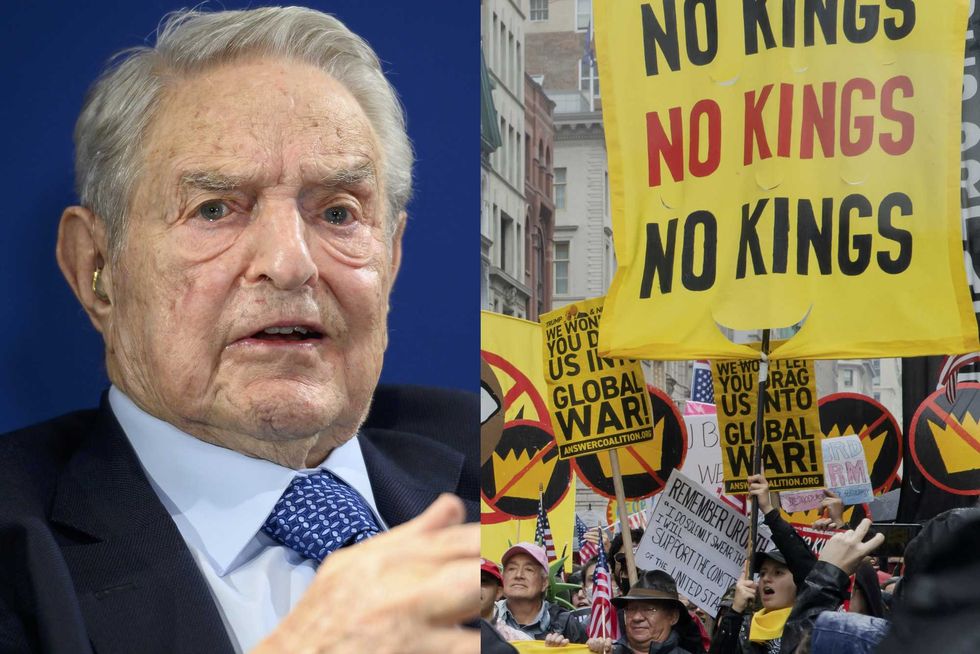 George Soros foundations fund No Kings protests against Trump
