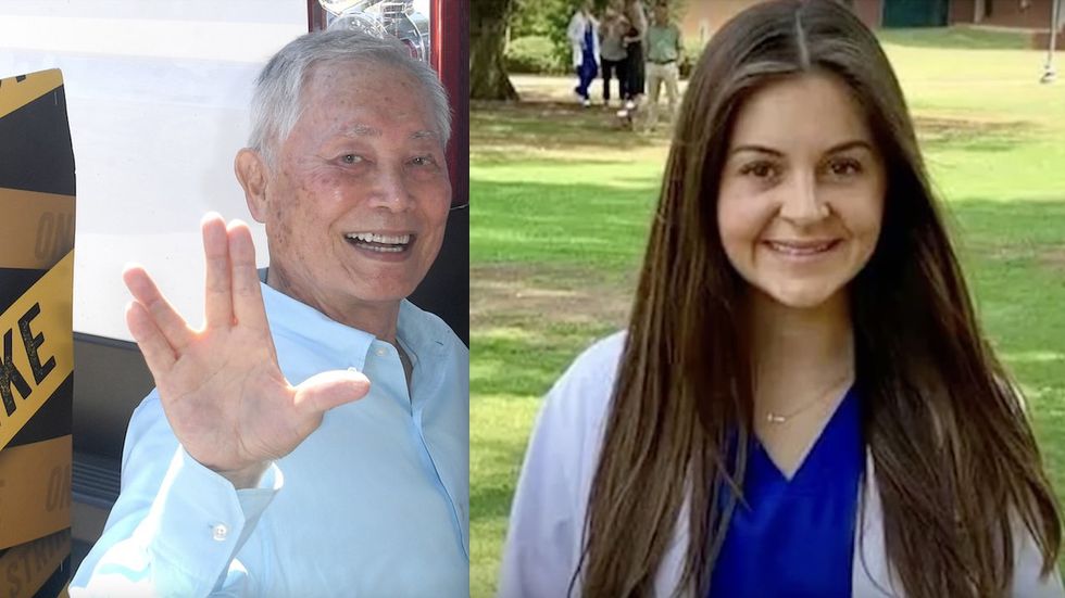 George Takei beclowns himself playing victim after illegal alien charged with brutally murdering nursing student Laken Riley