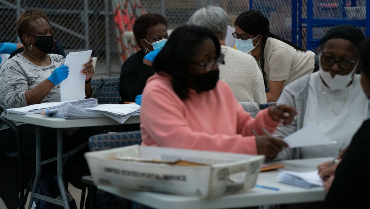 Georgia secretary of state said this morning there were under 25K uncounted ballots remaining. Now his office claims there are over 60K.