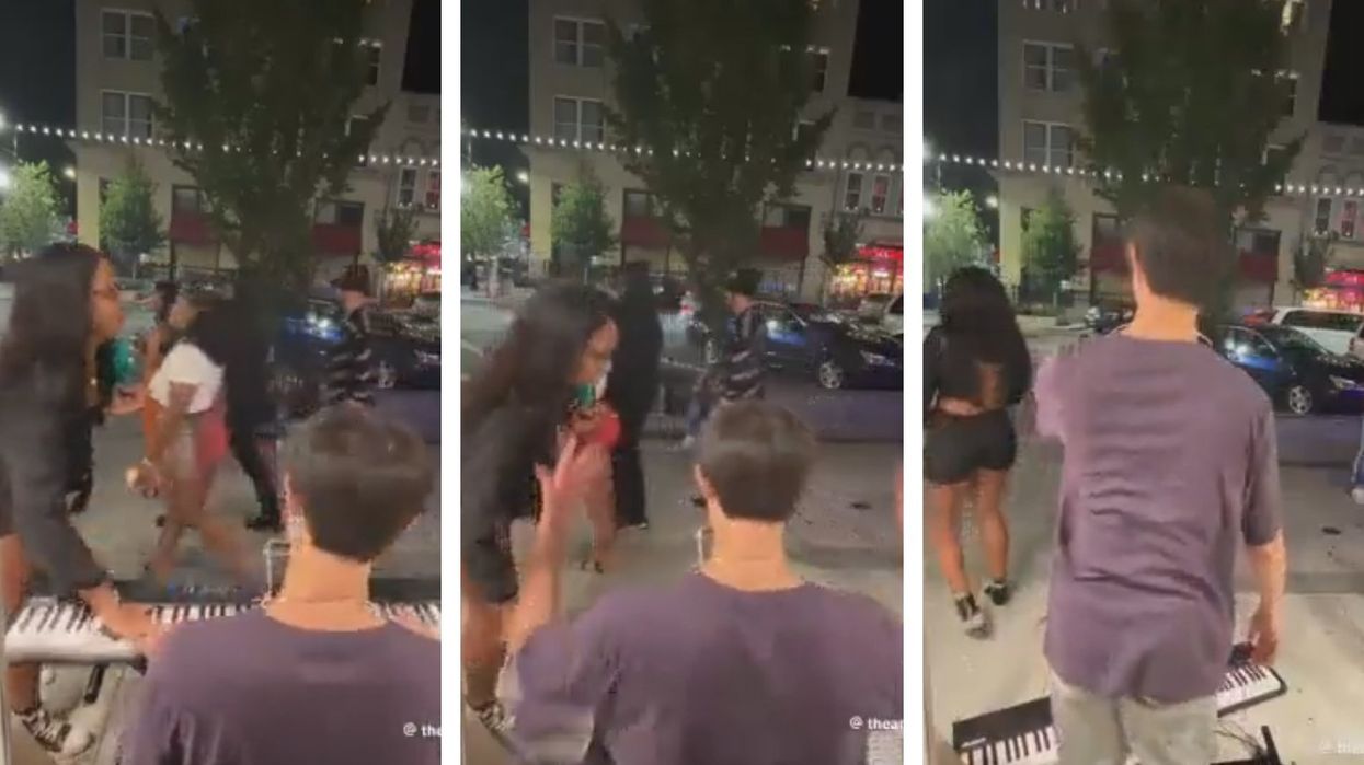 Georgia woman apologizes amid backlash over viral video showing her smash street performer's piano, feign remorse, then allegedly swipe cash