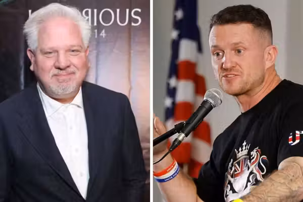 Glenn Beck to risk lifetime ban from UK to speak at Tommy Robinson’s Unite the Kingdom rally