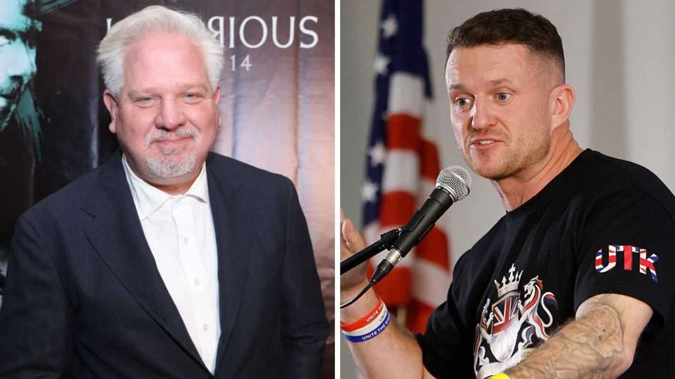 Glenn Beck to risk lifetime ban from UK to speak at Tommy Robinson’s Unite the Kingdom rally