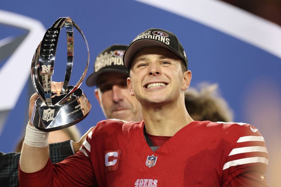 'Glory to God': Brock Purdy praises God immediately after epic NFC championship comeback victory