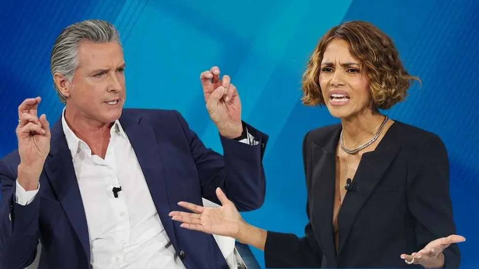 Go home, gov! Halle Berry slams fake feminist Gavin's presidential run