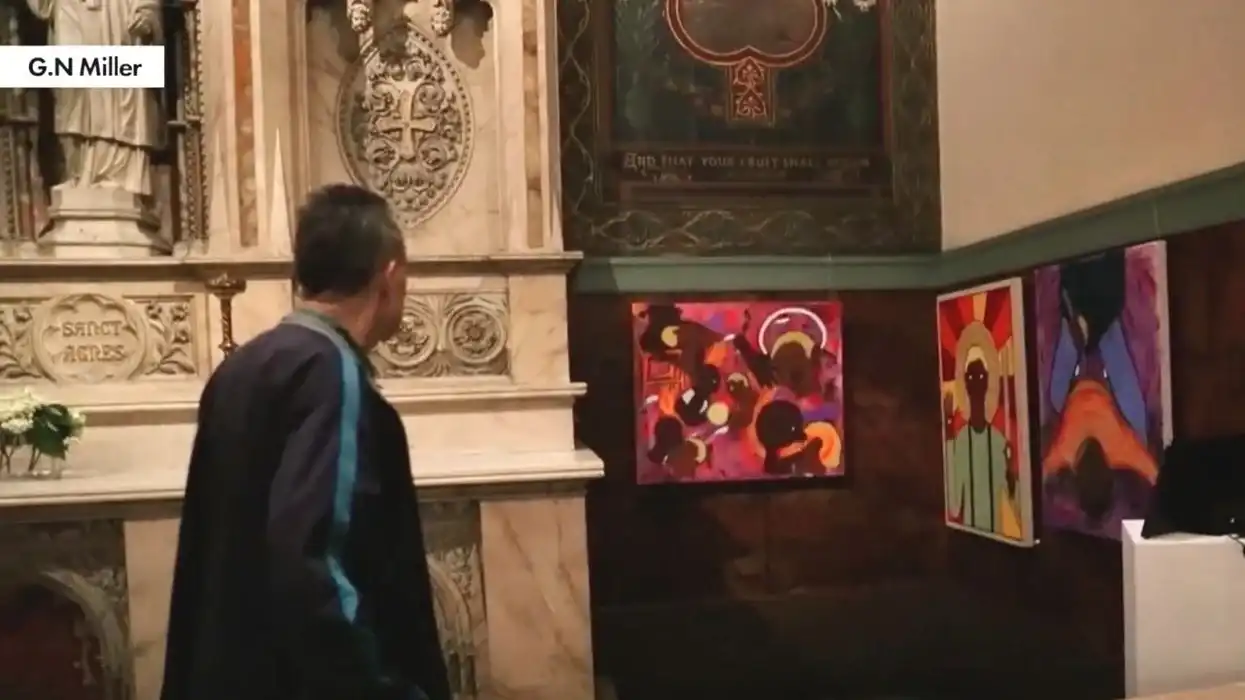 'God is Trans' altar-side exhibit in church removed after Catholic archdiocese announces investigation