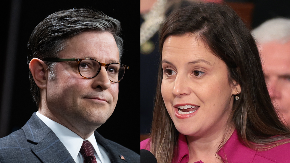 GOP feud breaks out after Elise Stefanik accuses Speaker Johnson of protecting the deep state