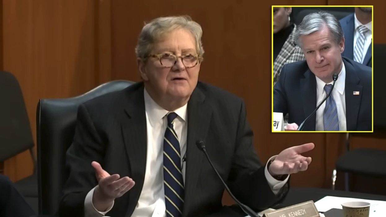 GOP senator corners FBI director with perfect question about Hunter Biden laptop scandal: 'You're the FBI!'