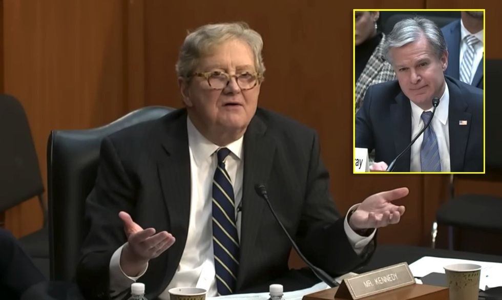 GOP senator corners FBI director with perfect question about Hunter Biden laptop scandal: 'You're the FBI!'