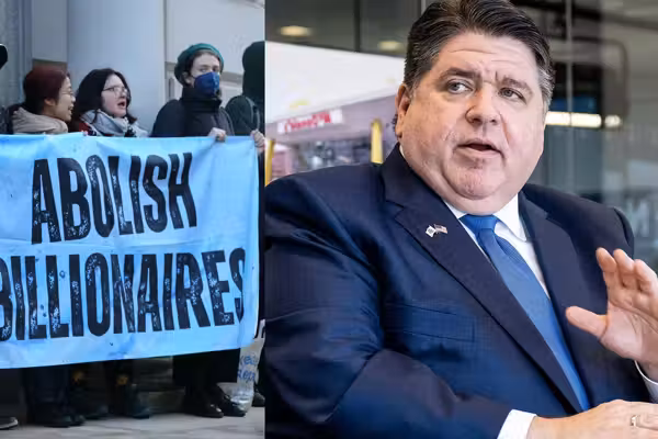 Gov. Pritzker says he's one of the good billionaires, not the ones vilified by socialists