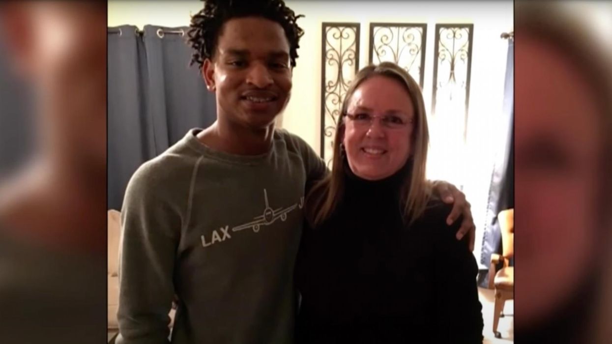 Grandma's accidental Thanksgiving text to random teen brings the two together for a sixth straight Thanksgiving celebration