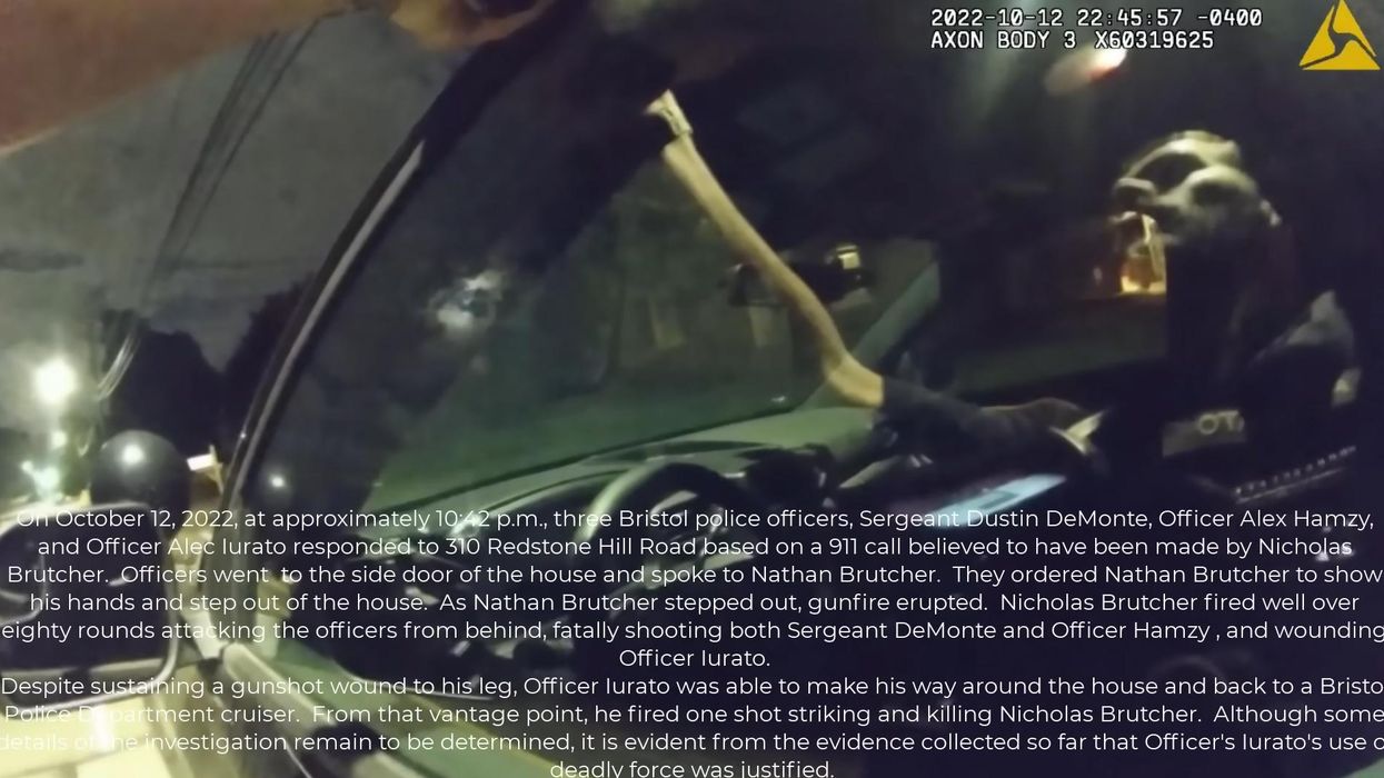 Graphic bodycam footage captures moment wounded Bristol officer blasted suspected cop killer