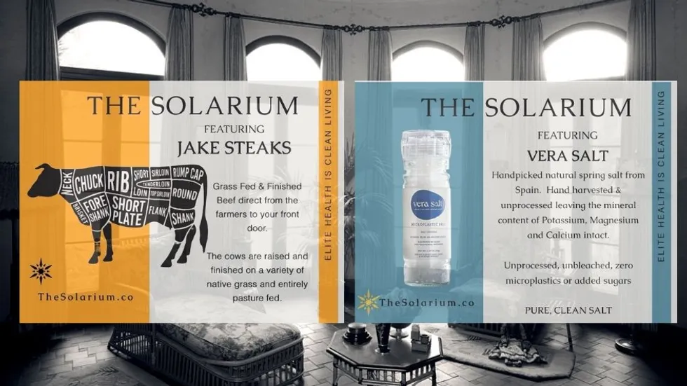 Grass-fed steaks, unprocessed salt, and more chemical-free picks from the Solarium