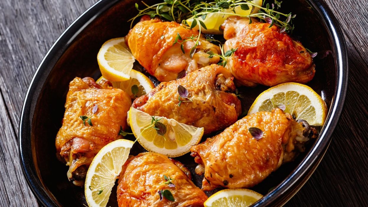 Greek lemon chicken is a dog-days delight