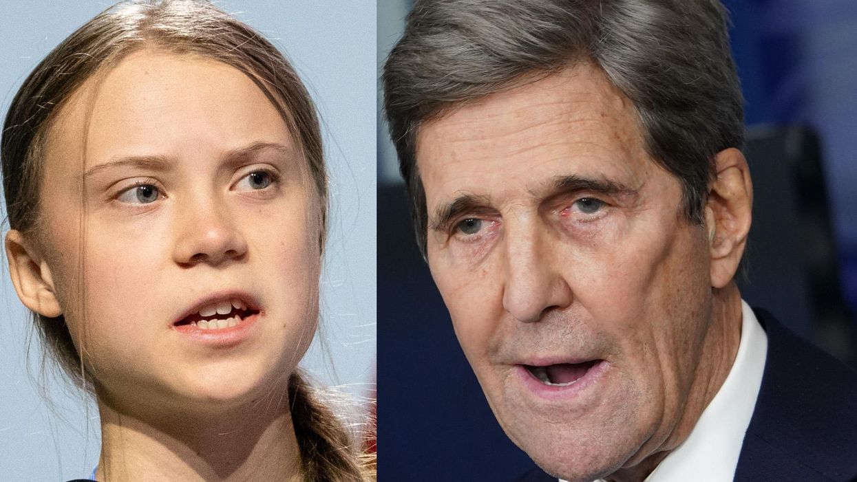 Greta Thunberg ridicules John Kerry over his latest suggestion on global warming