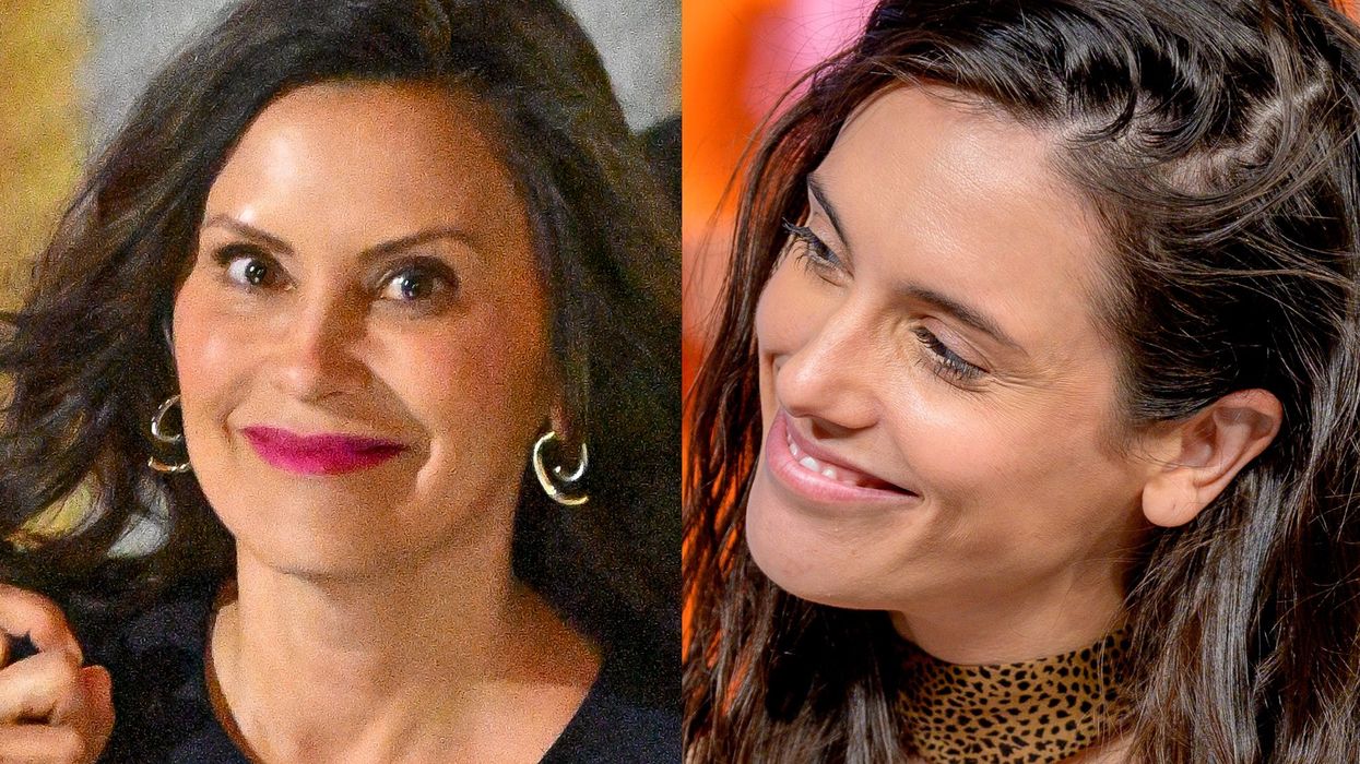Gretchen Whitmer drops bizarre video seductively feeding Doritos chip to left-wing podcaster on her knees