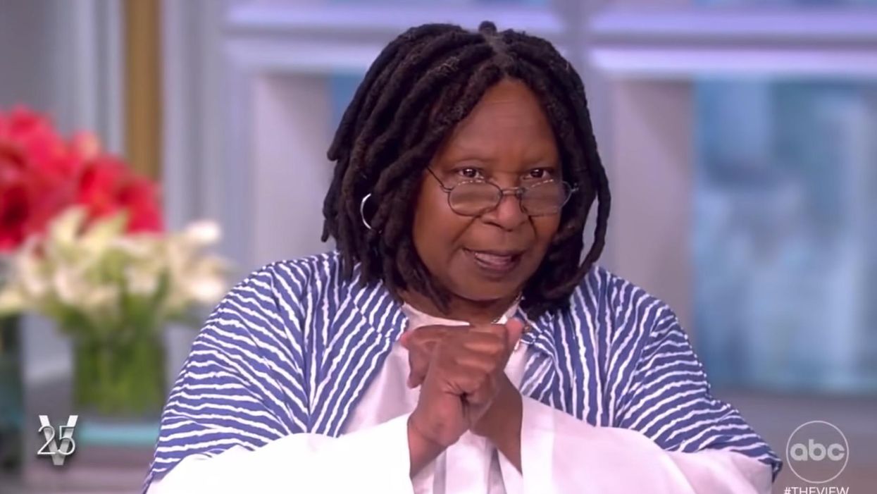 Guest on 'The View' dares to blame Biden for inflation crisis, record-high gas. Whoopi swiftly blames others.