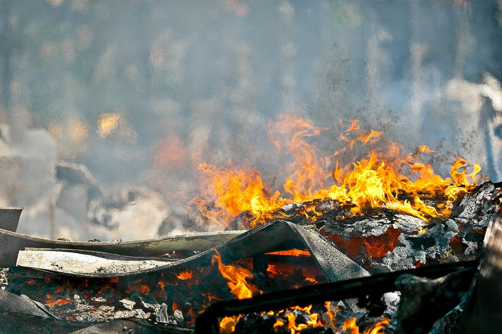 Guest sneaks out of wedding to blow up newlyweds' home; explosion displaces 11 families: 'I ran here in my wedding dress'