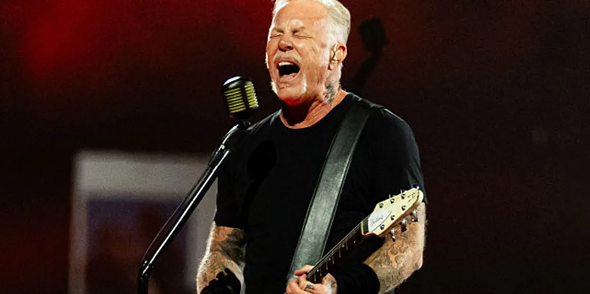 GUITAR HERO: Metallica front man puts music before political 'bulls**t'