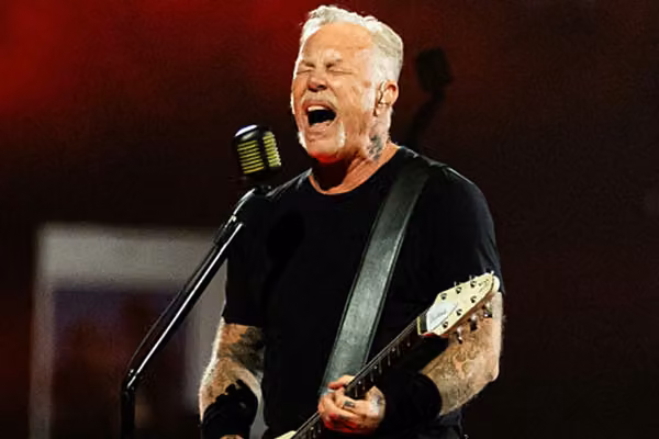 GUITAR HERO: Metallica front man puts music before political 'bulls**t'
