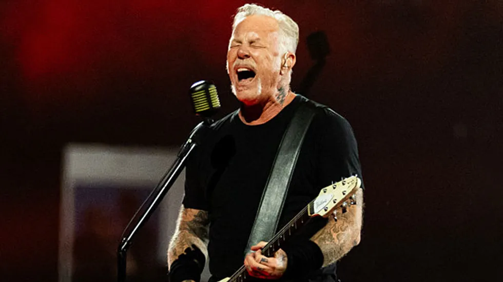 GUITAR HERO: Metallica front man puts music before political 'bulls**t'
