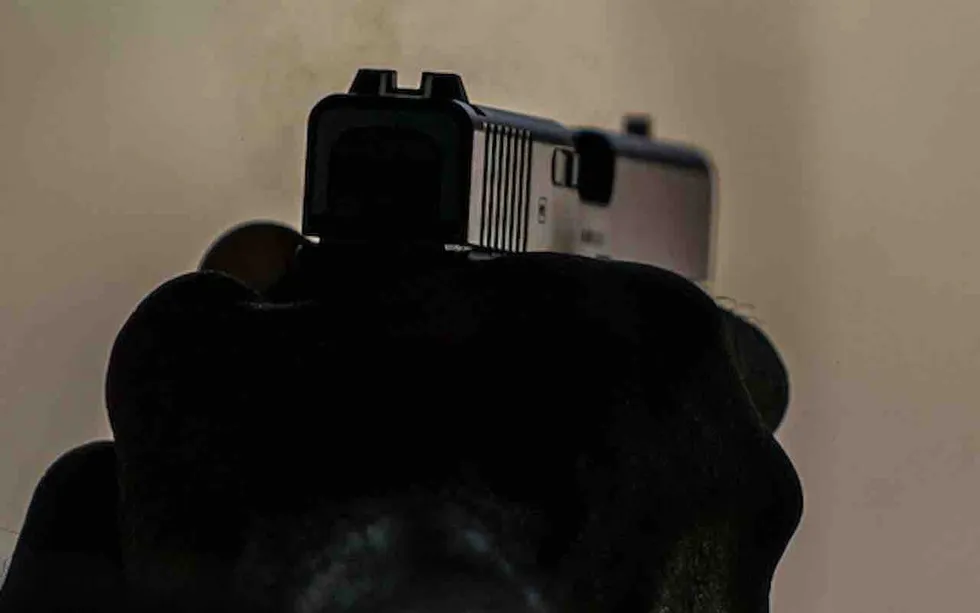 Gun-toting Texas uncle wastes no time punching holes in armed crooks he sees robbing his nephew