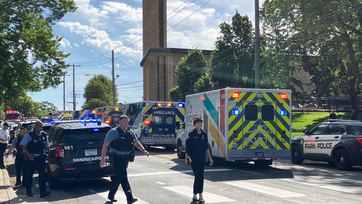 Gunman opens fire at Catholic church; police say there are about 20 victims