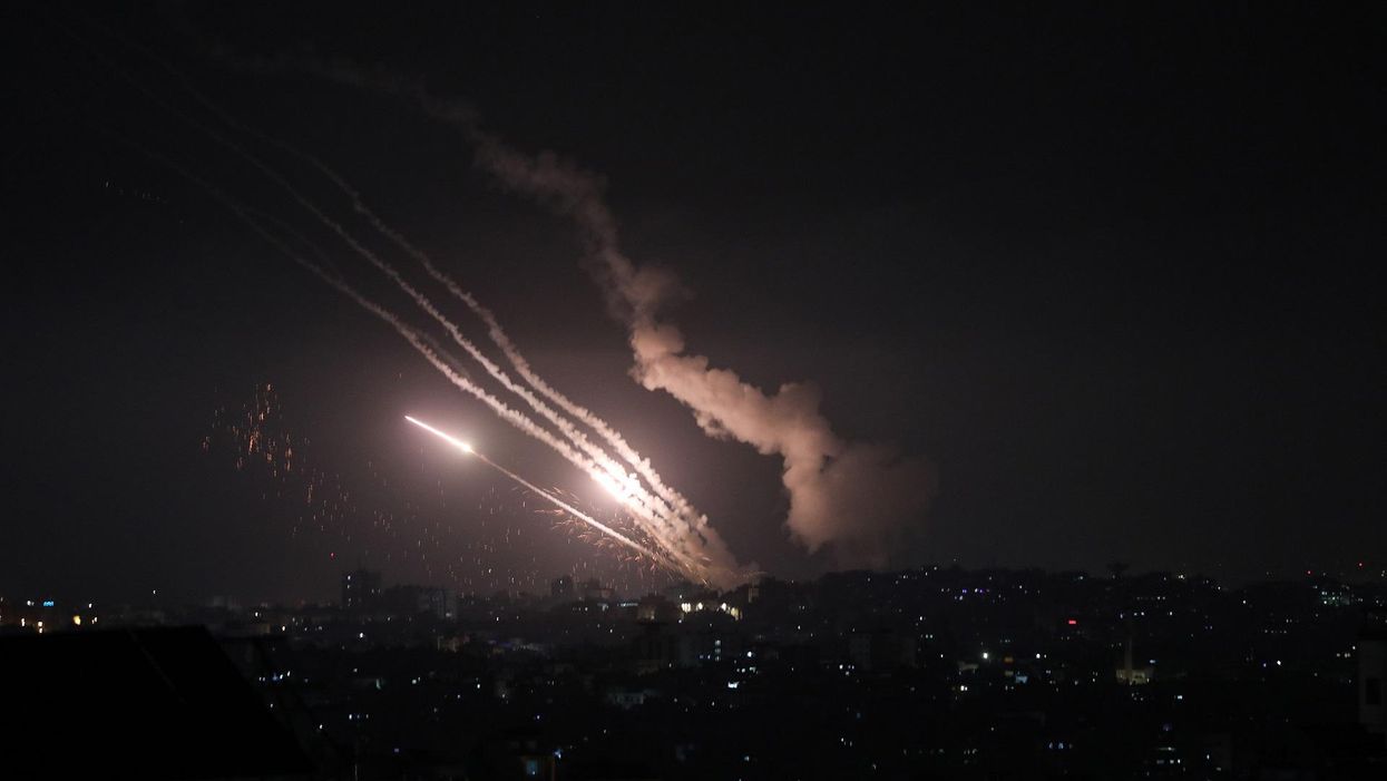 Hamas militants fire rockets at Israel following violent clashes in Jerusalem